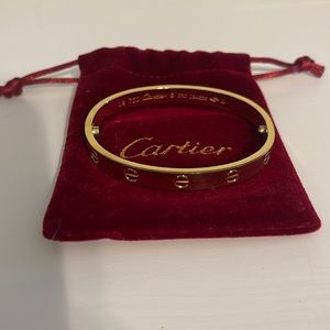 Inspired Screw On Love Bracelet Gold